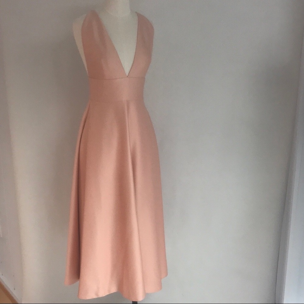 BHLDN Midi Satin Bridesmaid Dress